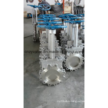 Stainless Steel CF8m Knife Gate Valve for Paper Mill (PZ73X-10P-DN350)